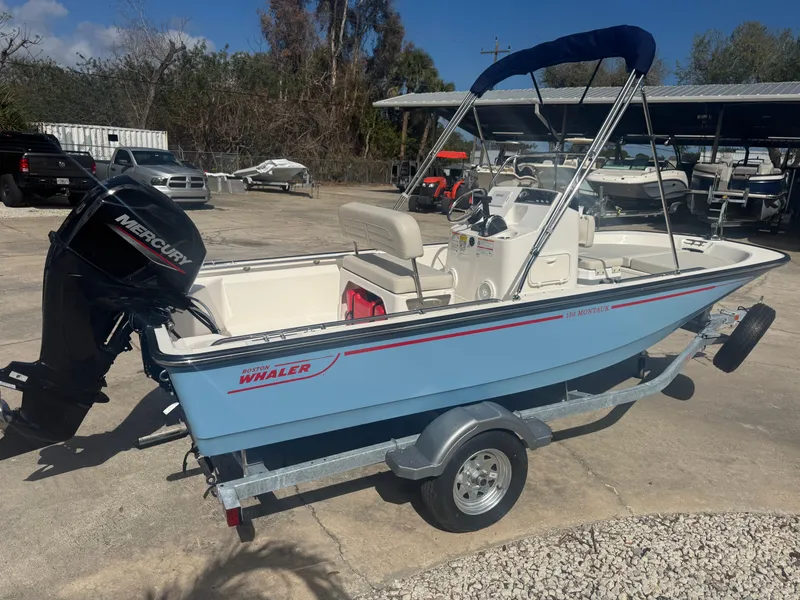 Slide: The Image of Boston Whaler 150 Montauk 2026 - 2
