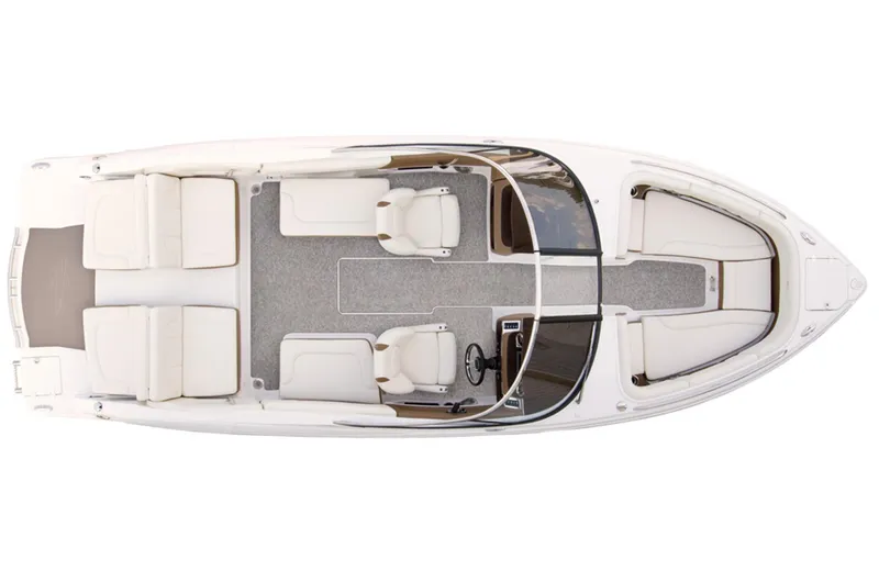 Slide: The Image of Top view of 2013 Chaparral 257 SSX boat interior layout. - 23