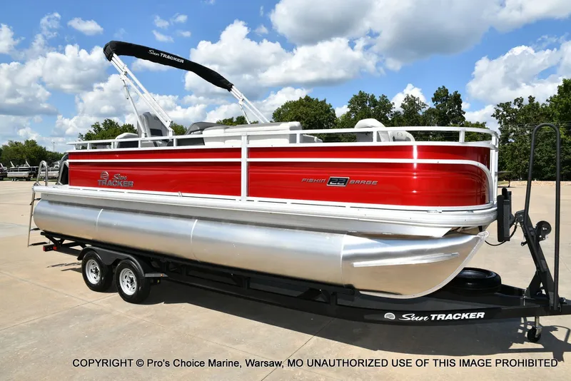 Slide: The Image of Sun Tracker Fishin' Barge 22 XP3 Tri-Toon w/200HP 2026 - 89