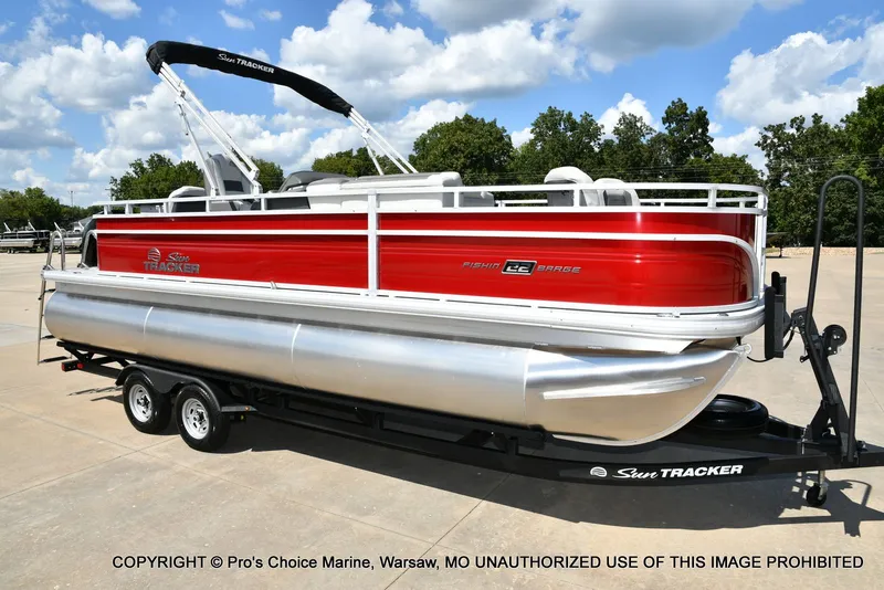 Slide: The Image of Sun Tracker Fishin' Barge 22 XP3 Tri-Toon w/200HP 2026 - 90