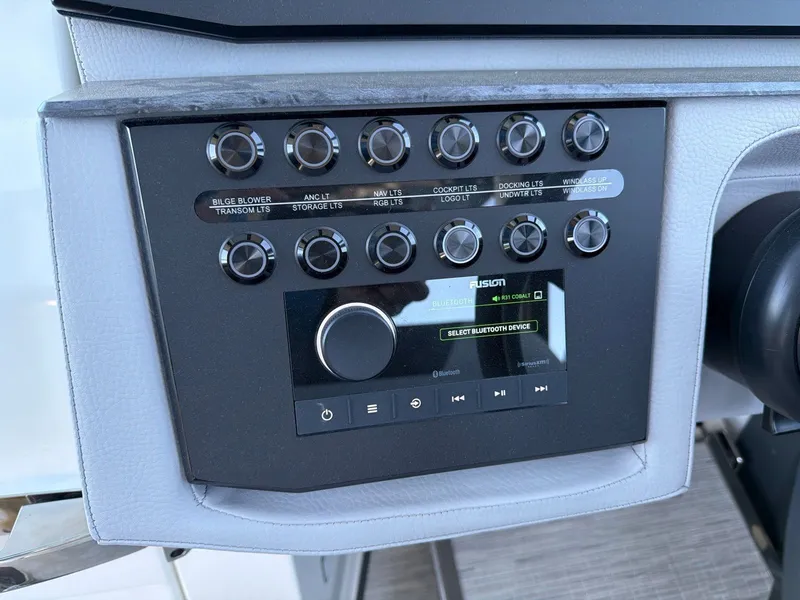 Slide: The Image of Cobalt R31 2026 control panel with Bluetooth interface. - 31