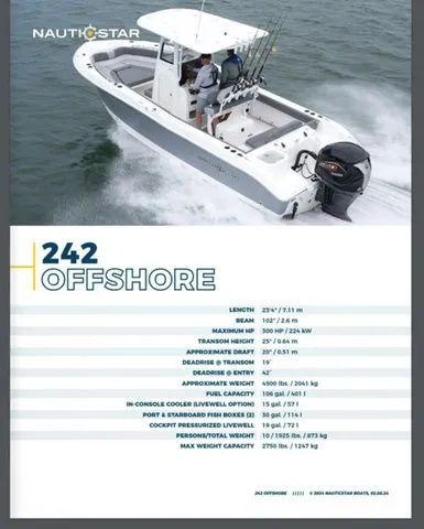 Slide: The Image of NauticStar 242 OS 2024 - 64