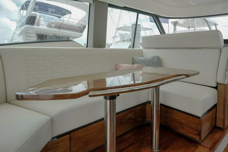 Slide: The Image of 2024 Tiara Yachts 48LE- LADY OGEA- Dinette - 17