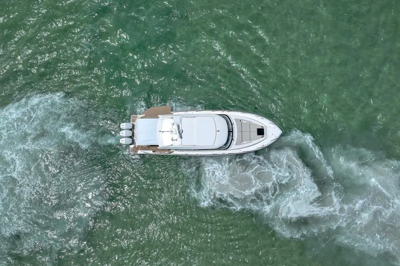 Slide: The Image of 2024 Tiara Yachts 48LE- LADY OGEA- Aerial - 72