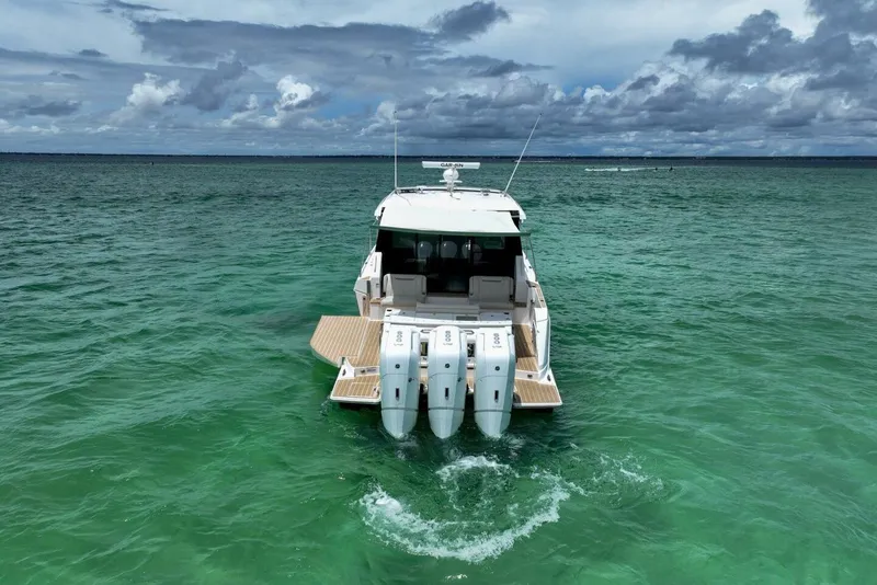 Slide: The Image of 2024 Tiara Yachts 48LE- LADY OGEA- Transom - 76