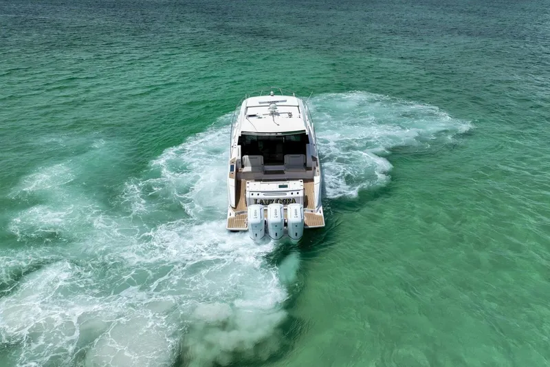 Slide: The Image of 2024 Tiara Yachts 48LE- LADY OGEA- Transom - 77