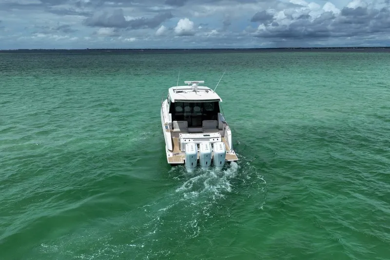 Slide: The Image of 2024 Tiara Yachts 48LE- LADY OGEA- Transom - 78