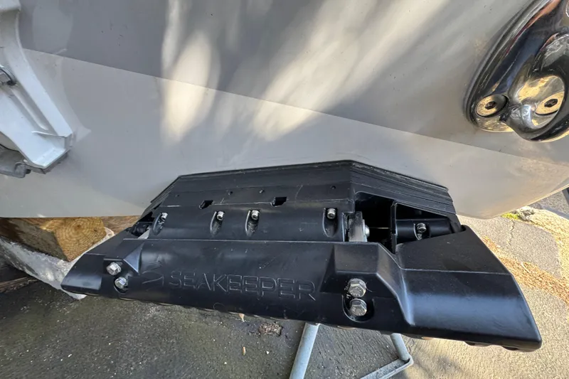 Slide: The Image of 2025 Tidewater 282 CC Adventure with Seakeeper stabilizer detail. - 5