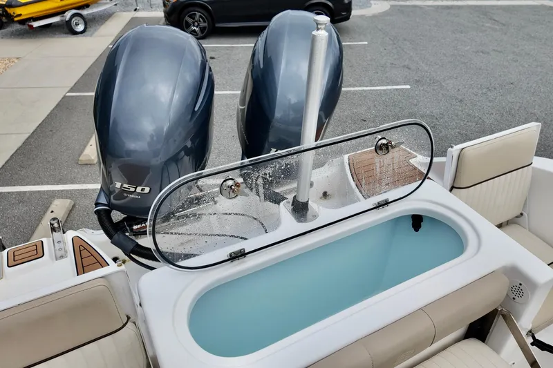 Slide: The Image of 2018 Sea Fox 266 Commander boat with twin Yamaha 150 engines and livewell. - 12