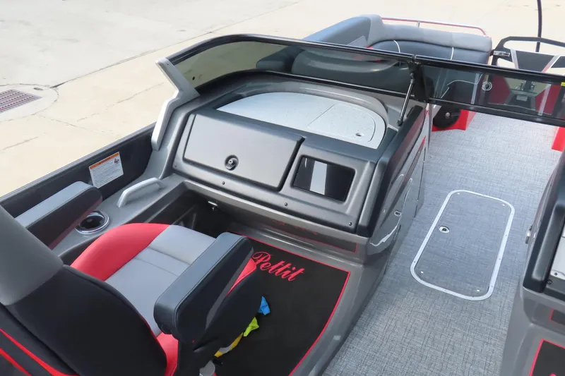 Slide: The Image of 2024 Trifecta 25Sport RF9 DC 3.0 Plus interior with modern seating and dashboard design. - 11