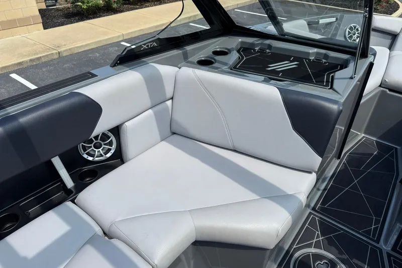 Slide: The Image of 2020 ATX Surf Boats 22 Type-S interior with sleek seating and modern design. - 10