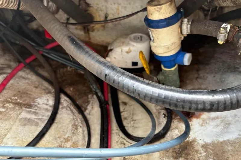 Slide: The Image of 2017 Tidewater 180 CC Adventure boat wiring and plumbing details. - 16