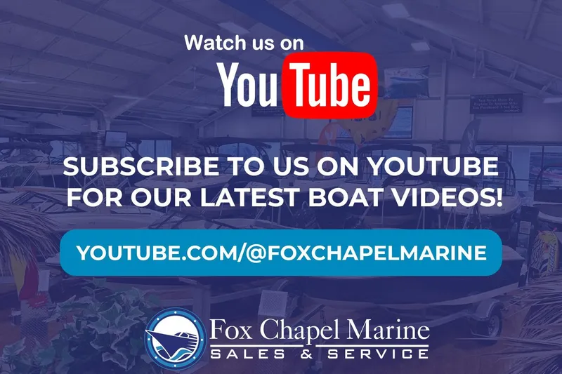 Slide: The Image of Subscribe to Fox Chapel Marine on YouTube for latest boat videos, featuring Avalon FUNSHIP 2485. - 13