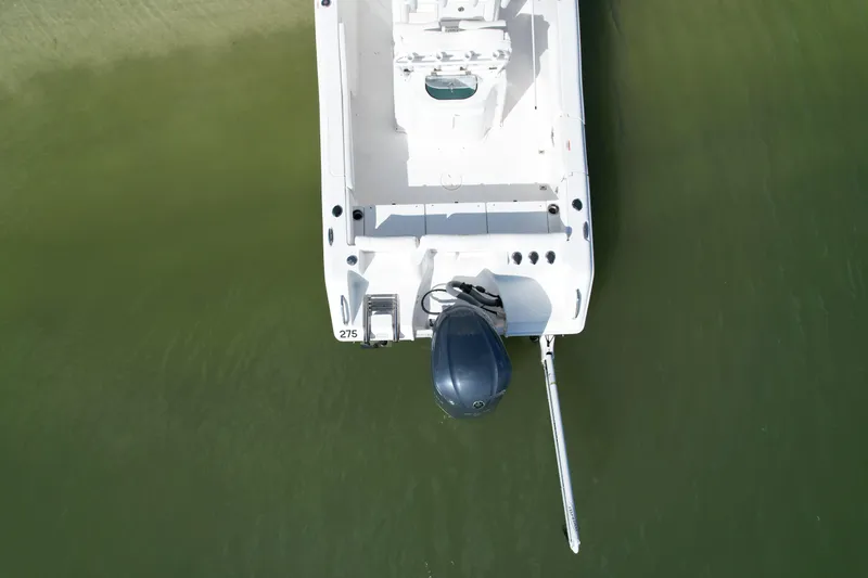 Slide: The Image of Overhead view of 2017 Sea Hunt Ultra 235 SE boat on water. - 5