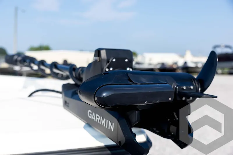 Slide: The Image of 2026 Pathfinder 2200 TRS with Garmin equipment, close-up view. - 12