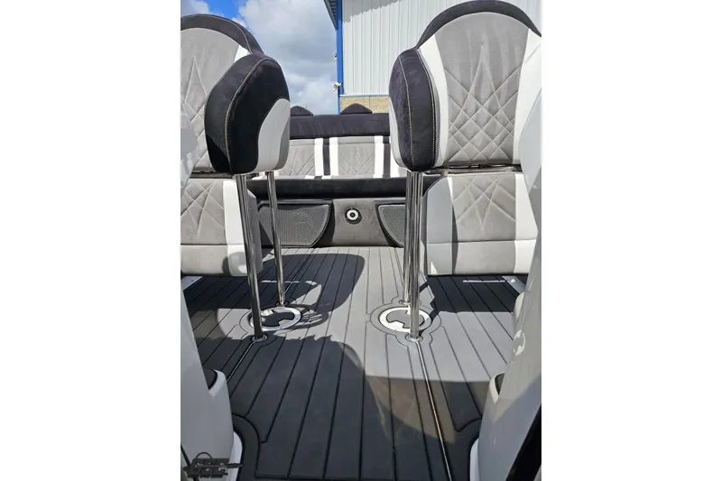 Slide: The Image of 2008 Nordic Powerboats 35 Flame MCOB interior with stylish seating and modern design. - 110