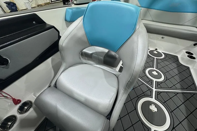 Slide: The Image of 2019 MasterCraft NXT22 dashboard with control switches and digital display. - 18