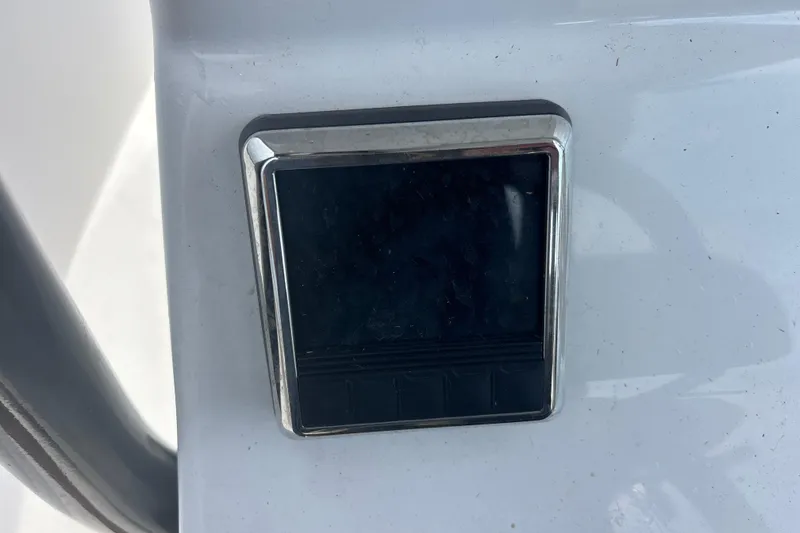 Slide: The Image of Close-up of a control panel on a 2022 Cape Horn 22 OS boat. - 67
