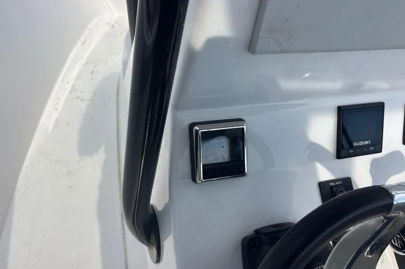 Slide: The Image of Control panel of 2022 Cape Horn 22 OS boat with Suzuki display. - 68