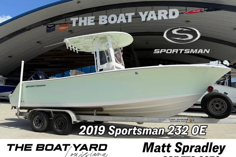 The Image of 2019 Sportsman 232 OE boat on trailer at The Boat Yard, Louisiana. - 1