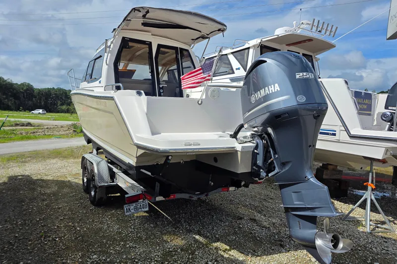 Slide: The Image of 2020 Cutwater C-24 boat with Yamaha 250 engine on trailer, outdoor display. - 3