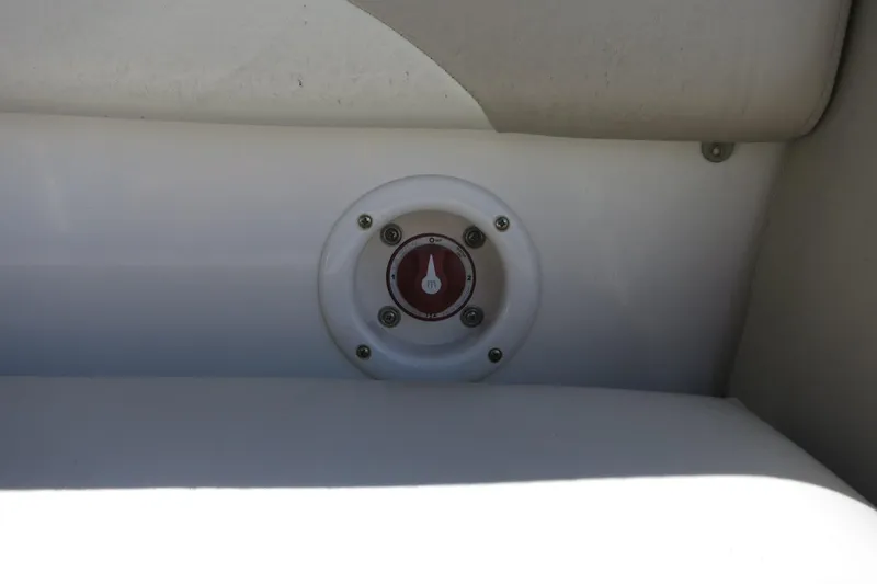 Slide: The Image of 2015 NauticStar 203SC Sport Deck boat interior with control panel detail. - 33