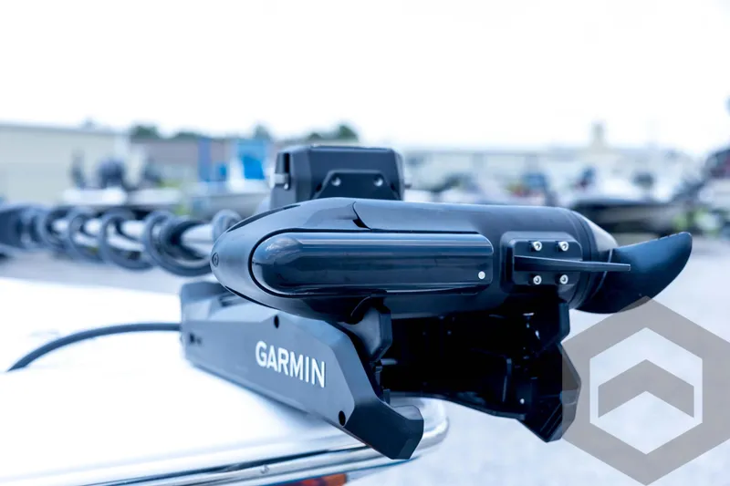 Slide: The Image of 2026 Tidewater 2110 Bay Max with Garmin equipment, close-up view. - 36