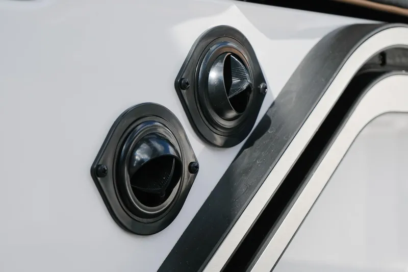 Slide: The Image of Close-up of 2026 MasterCraft XStar 25 boat vents and detailing. - 35