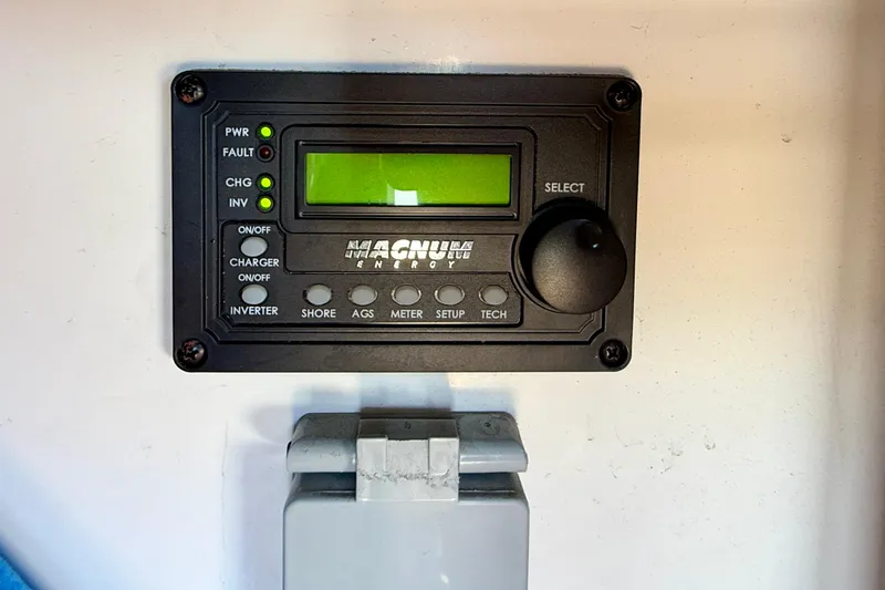 Slide: The Image of Control panel on a 2007 Sea Ray 52 Sedan Bridge yacht. - 26