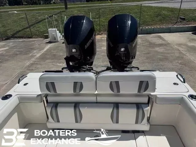 Slide: The Image of 2023 ShearWater 270 SS Carolina on trailer at Boaters Exchange. - 4