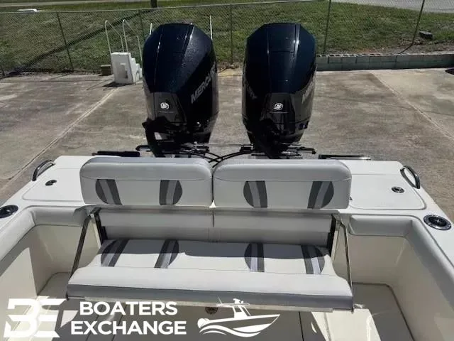 Slide: The Image of 2023 ShearWater 270 SS Carolina boat on trailer, Boaters Exchange. - 5
