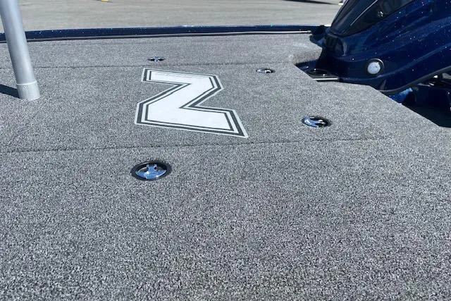 Slide: The Image of Deck of 2026 Nitro Z18 Pro boat with textured surface and logo. - 5