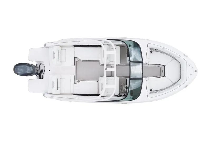 Slide: The Image of Manufacturer Provided Image: Top view of a 2022 Regal LX2 boat with spacious seating and modern design. - 25