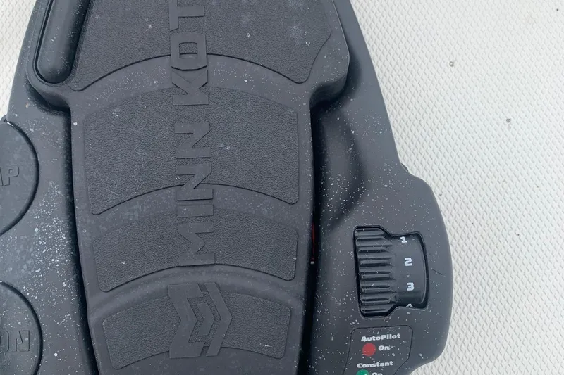 Slide: The Image of Foot pedal control for Minn Kota trolling motor on 2016 Ranger 2510 Bay Ranger boat. - 11