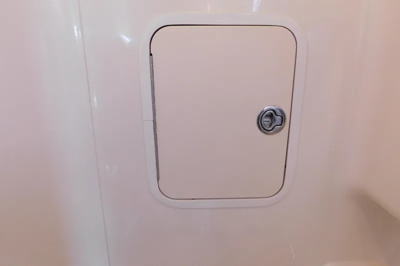 Slide: The Image of Hatch door on 2005 Sea Ray 320 Sundancer boat interior. - 108