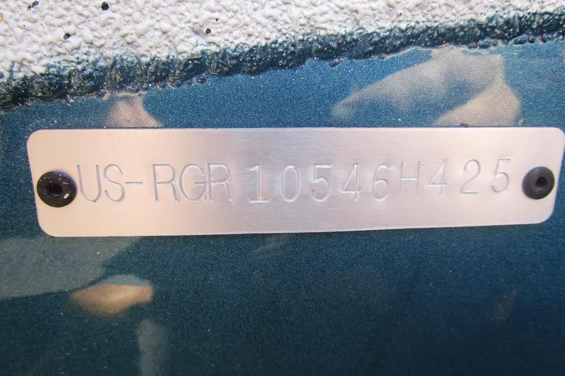 Slide: The Image of Ranger RB210 2025 model identification plate with serial number US-RGR10546H425. - 18