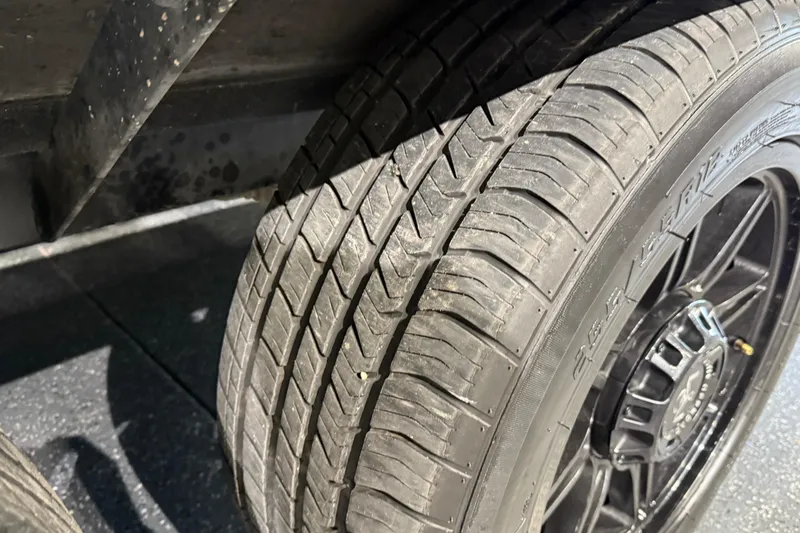 Slide: The Image of Close-up of a 2021 Centurion Ri265 tire with detailed tread pattern. - 11