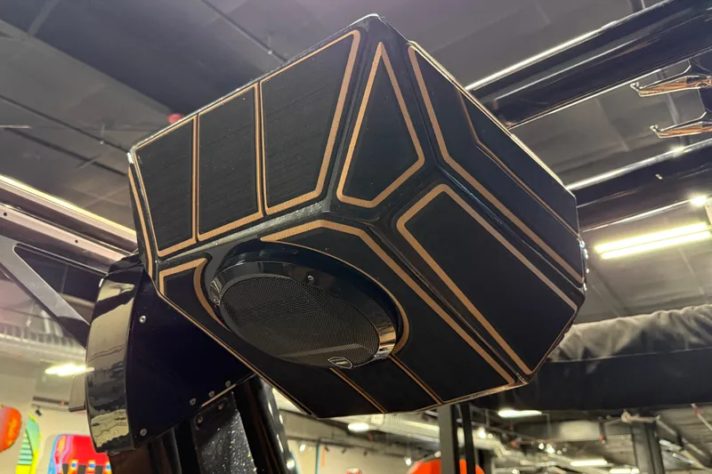 Slide: The Image of Speaker system on 2021 Centurion Ri265 boat, featuring modern design and sleek lines. - 27