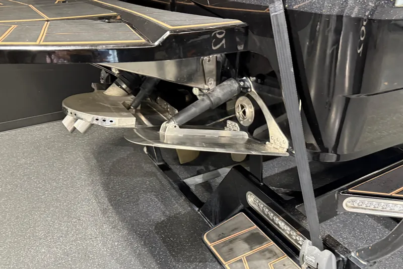Slide: The Image of 2021 Centurion Ri265 boat propeller and rudder detail, showcasing sleek design and engineering. - 5