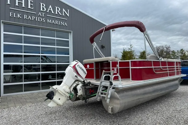 Slide: The Image of 2017 Starcraft EX 20 RDP pontoon boat at Elk Rapids Marina. - 4