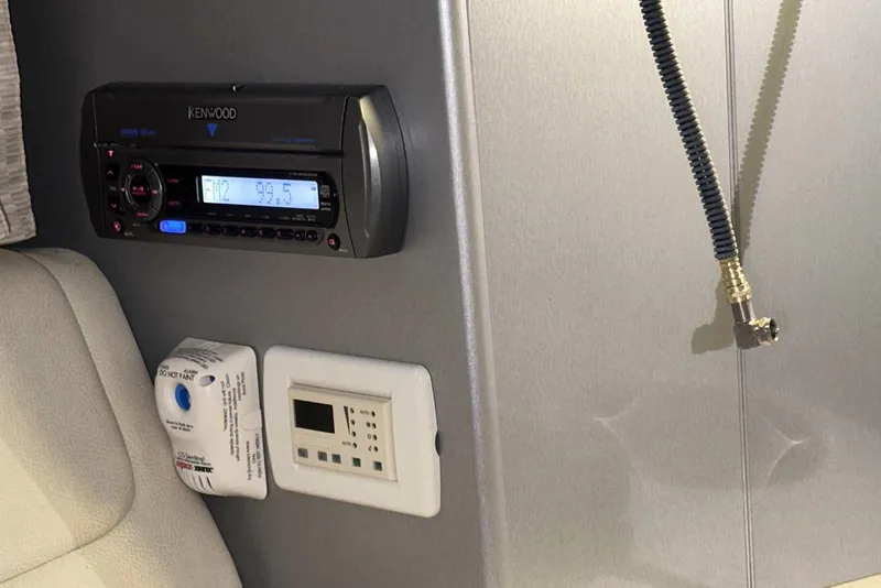 Slide: The Image of Interior of 2007 Formula 310 Sun Sport with Kenwood stereo and control panel. - 40