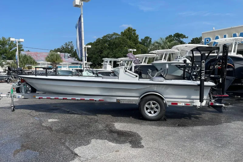 Slide: The Image of 2026 Chittum Skiffs Islamorada 21 boat on trailer at Palmetto Boat Sales. - 1