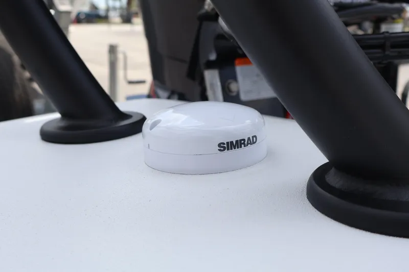 Slide: The Image of 2026 Chittum Skiffs Islamorada 21 livewell interior with hydraulic support. - 38