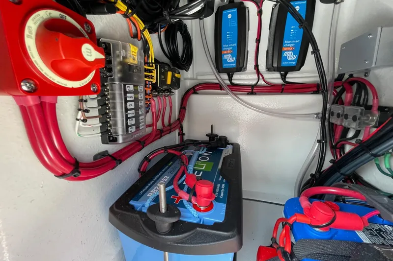 Slide: The Image of 2026 Chittum Skiffs Islamorada 21 with Simrad marine equipment on deck. - 39