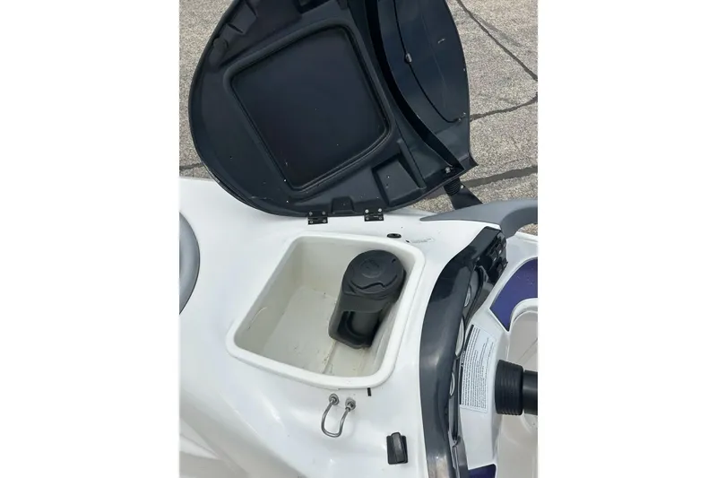 Slide: The Image of Steering wheel of a 2003 Bombardier Seadoo Challenger 2000 boat. - 15