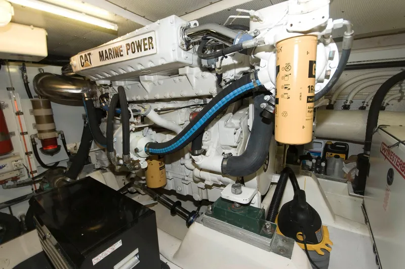 Slide: The Image of Engine room of 2001 Neptunus 56 Express with CAT Marine Power engine. - 39