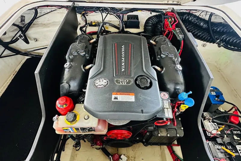 Slide: The Image of Volvo Penta engine in 2018 Regal 2300 Bowrider boat, detailed view. - 23