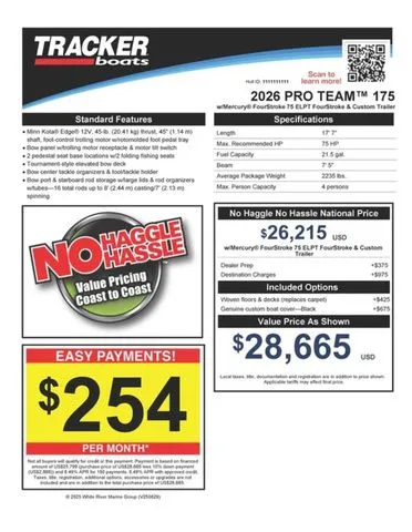 Slide: The Image of Tracker Pro Team 175 2026 - 6