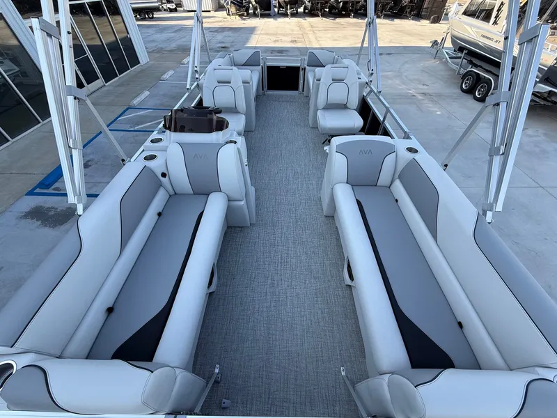 Slide: The Image of Avalon 21' Venture Platinum Quad Lounge w/ 60HP Mercury! 2026 - 4