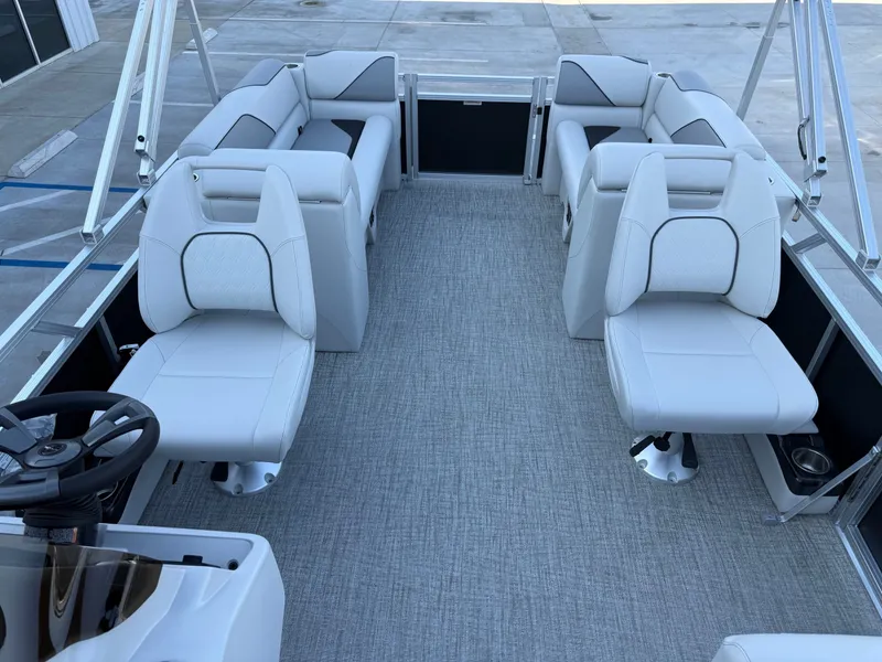Slide: The Image of Avalon 21' Venture Platinum Quad Lounge w/ 60HP Mercury! 2026 - 5